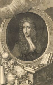 George Vertue - 1740 Engraving, Portrait of Robert Boyle