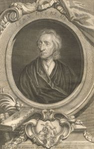 George Vertue - 1738 Engraving, Portrait of John Locke