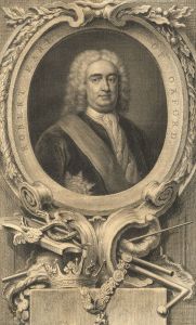 Jacobus Houbraken - 1746 Engraving, Portrait of Robert Earl of Orford