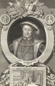 George Vertue after Holbein  - 1736 Engraving, King Henry VIII