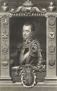 George Vertue after Titian - 1735 Engraving, King Philip II of Spain