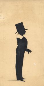 English School - Fine 19th Century Cut Paper, Portrait of a Boy