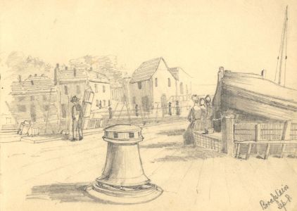 Set of Three Late 19th Century Drawings - Studies in Graphite