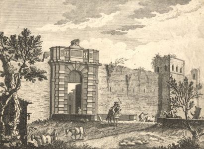 After Giuseppe Vasi - 1749 Engraving, St John's Gate