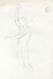 Barbara Dorf - Mid 20th Century Graphite Drawing, Nude Figure Studies