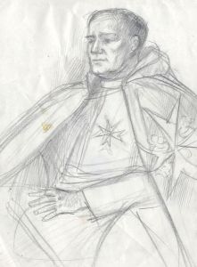 Barbara Dorf - Mid 20th Century Graphite Drawing, William Baddeley