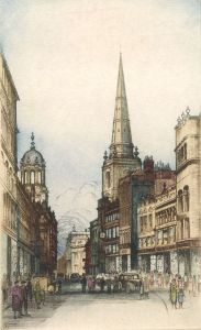 Edward Sharland (1884-1967) - Early 20th Century Etching, Street View