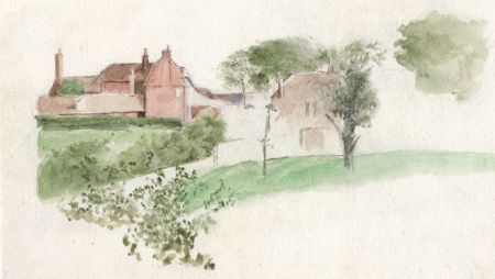 Joseph Clark - Late 19th Century Watercolour, Village View