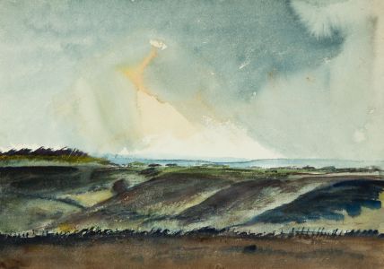 Irene Bache (1901-1999) - 1974 Watercolour, The New Forest