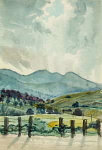 Irene Bache (1901-1999) - Signed 1959 Watercolour, Glen Lyon