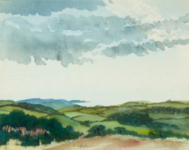 Irene Bache (1901-1999) - Signed 20th Century Watercolour, Coastal Landscape