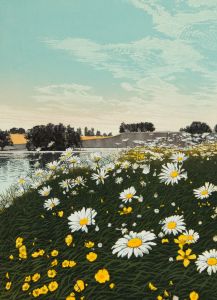 Graham Evernden (b.1947) - Signed Contemporary Aquatint, Daisy Lane