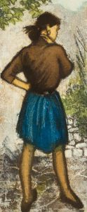 Pete Kosowicz - Signed Contemporary Aquatint, Figure in Landscape