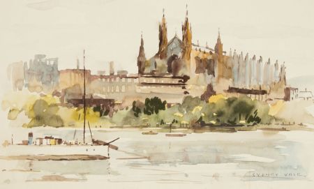 Sydney Vale FRSA - Mid 20th Century Watercolour, Winchester Cathedral