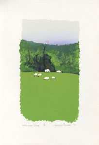 Jennifer Sarder - Pair of Limited Edition Lithographs, Nettlecombe Sheep