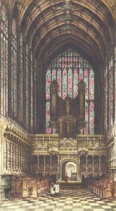 Edward Sharland (1884-1967) - Early 20th Century Etching, Cathedral Interior