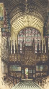 Grant Edwards - Early 20th Century Etching, St George's, Windsor