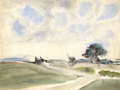 Irene Bache (1901-1999) - Signed 20th Century Watercolour, Landscape