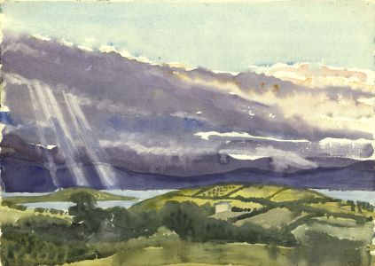Irene Bache (1901-1999) - 1950 Watercolour, Near County Cork