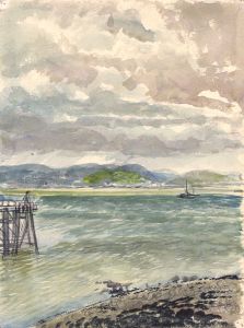 Irene Bache (1901-1999) - 20th Century Watercolour, Water's Edge