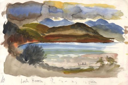 Irene Bache (1901-1999) - Signed 20th Century Watercolour, Loch Broom