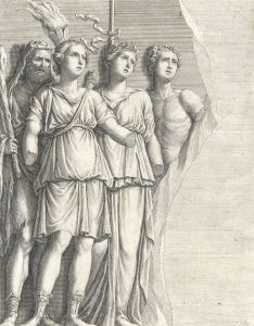 18th Century Engraving - Classical Sculptures