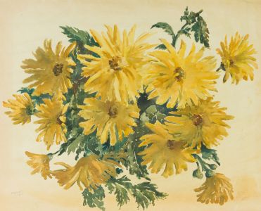 Henry P. Stevens - Signed 1962 Watercolour, Floral Study