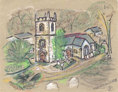 E.T. - Set of Four Mid 20th Century Mixed Media, Cornish Landscapes