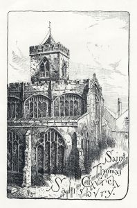 William Brown - Late 19th Century Portfolio of Lithographs, Salisbury Scenes