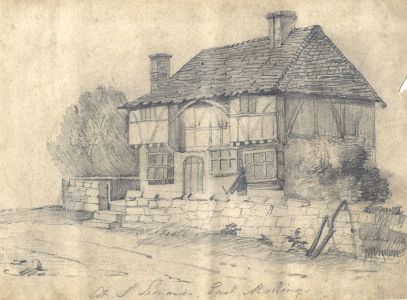 Late 19th Century Graphite Drawing - Sussex Landscape