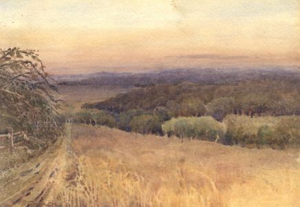 English School 19th Century Watercolour - Rural Landscape