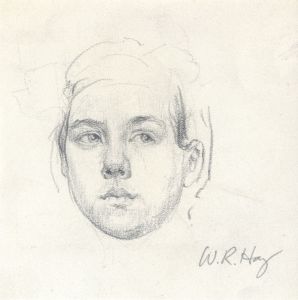 William Robert Hay - Early 20th Century Graphite Drawing, Portrait