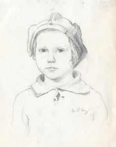 William Robert Hay - Early 20th Century Graphite Drawing, Portrait