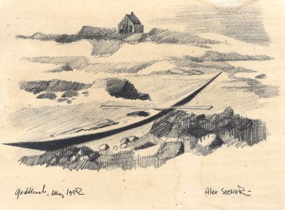 After Alex Secher - Pair of Mid 20th Century Lithographs, German Landscapes