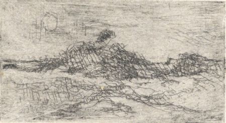 Nicholas Horsfield (1917-2005) - 1984 Etching, Dunes Sunset