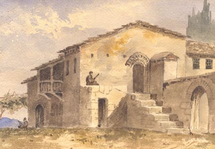 Late 19th Century Watercolour - House View