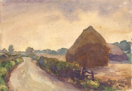 Henry P. Stevens - Signed Early 20th Century Watercolour, Country Lane