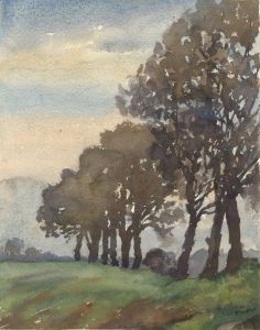 Henry P. Stevens - Signed Early 20th Century Watercolour, View of Trees
