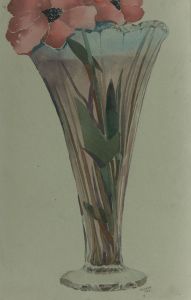 Henry P. Stevens - Signed Early 20th Century Watercolour, Vase with Flowers