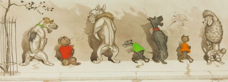Boris O'Klein (1893-1985) - Contemporary Etching, Comme vos Maitres