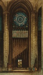 Edward Sharland (1884-1967) - Early 20th Century Etching, Notre Dame Paris