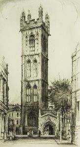 Edward Sharland (1884-1967) - Early 20th Century Etching, St. Stephen's Church