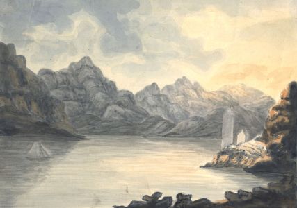 English School Early 19th Century Watercolour - Coastal Landscape