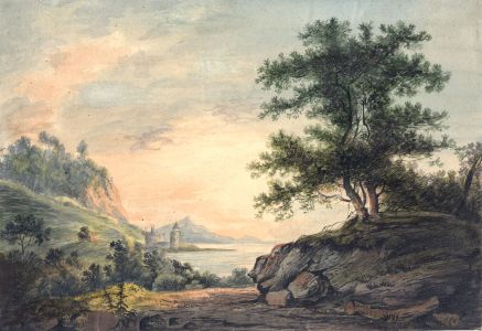 English School Early 19th Century Watercolour - Coastal Landscape