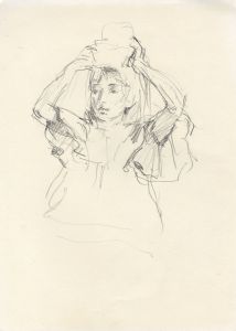 Maurice Feild (1905-1988) - 1970s Graphite Drawing, Study of a Young Girl