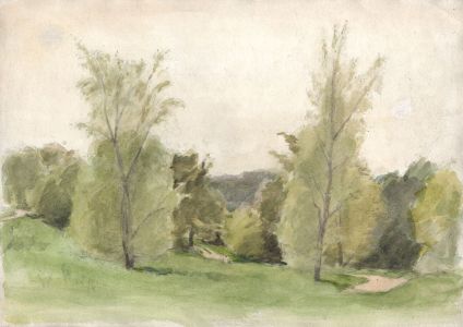Maurice Feild (1905-1988) - 1970s Watercolour, Woodland Landscape