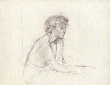 Maurice Feild (1905-1988) - 1970s Graphite Drawing, Study of a Young Boy