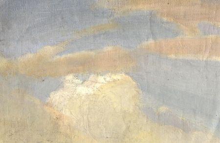 Bernard H. Wiles (1883-1966) - Signed Early 20th Century Oil, Study of Clouds