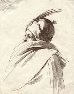 Francesco Bartolozzi (1727-1815) After Guercino - Etching, Portrait of a Man