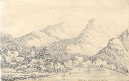 English School Mid 19th Century Graphite Drawing - Ben More
